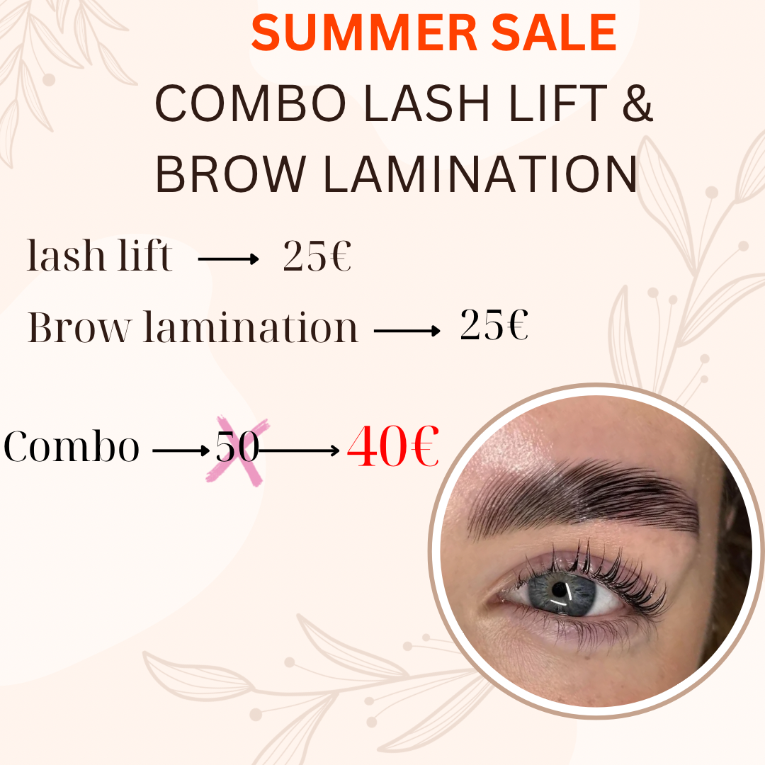 Summer Sale Lash Lift and brow lamination TzortzinaBeauty